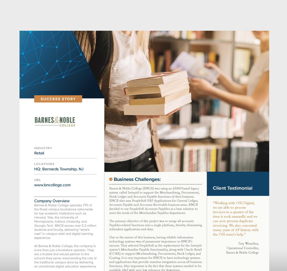 Success Story Barnes Noble College