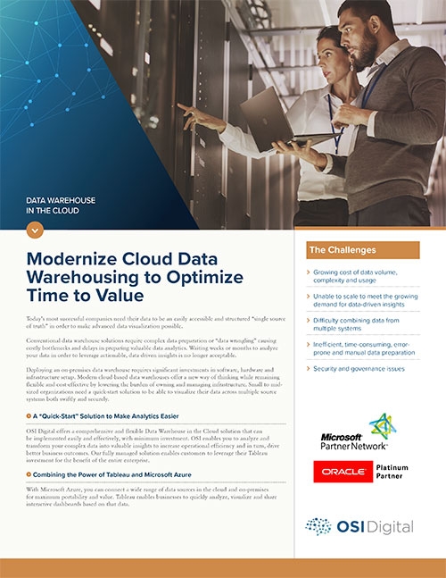 Data Warehouse in the Cloud